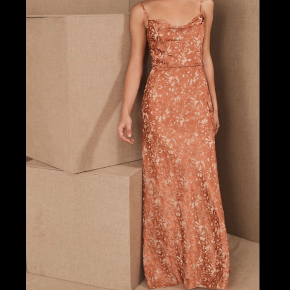 Jenny Yoo Dahlia Cowl Neck Dress | Bridesmaid